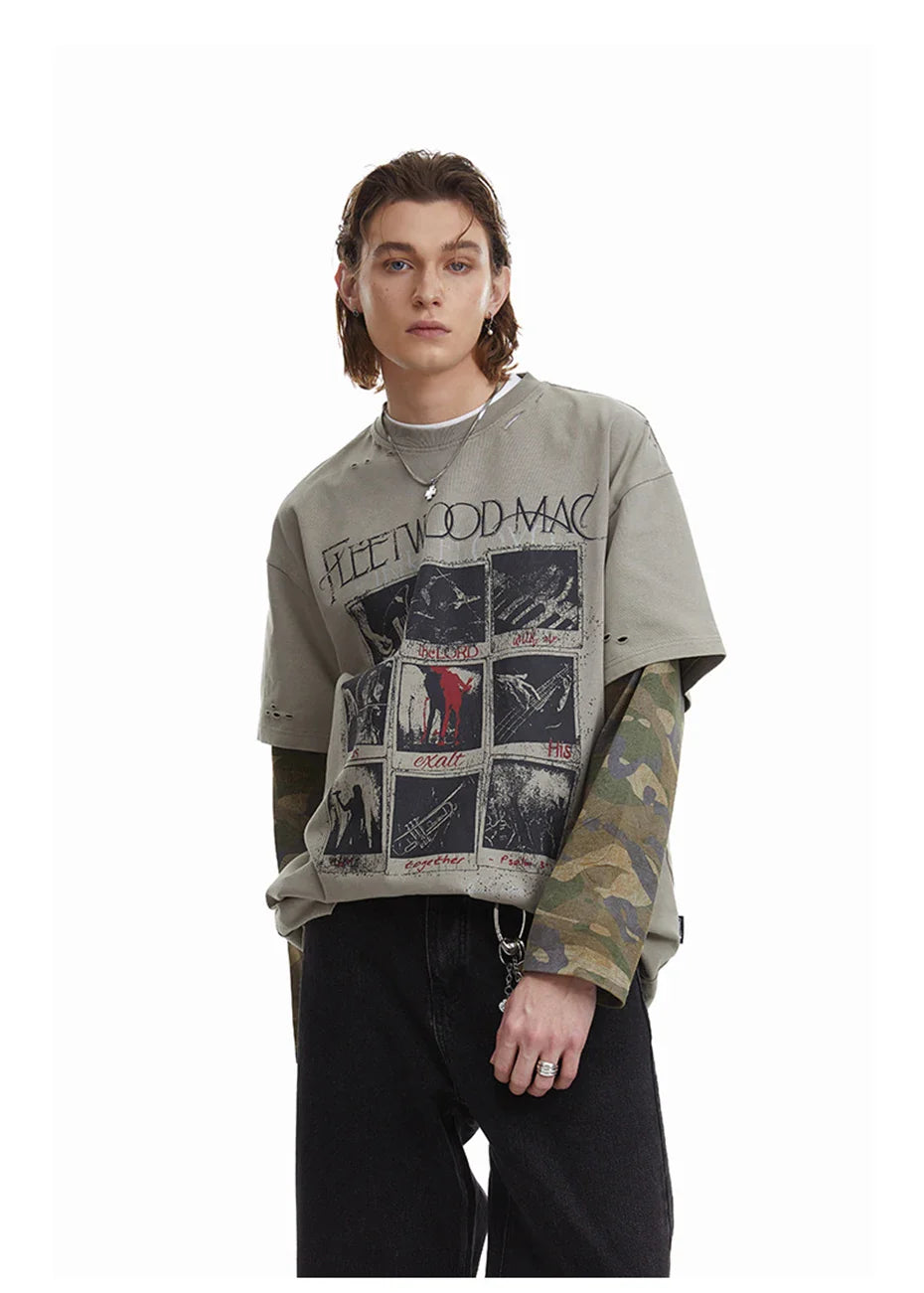 Fleetwood Mac Camo Long Sleeve T-Shirt