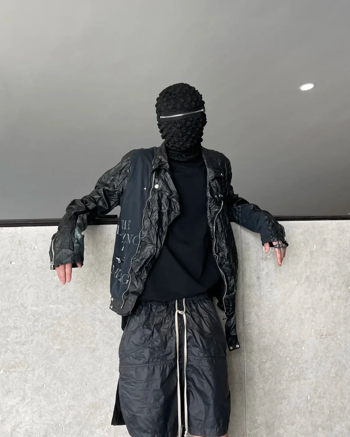Full Face Mask Zipper Style Monkey Cap