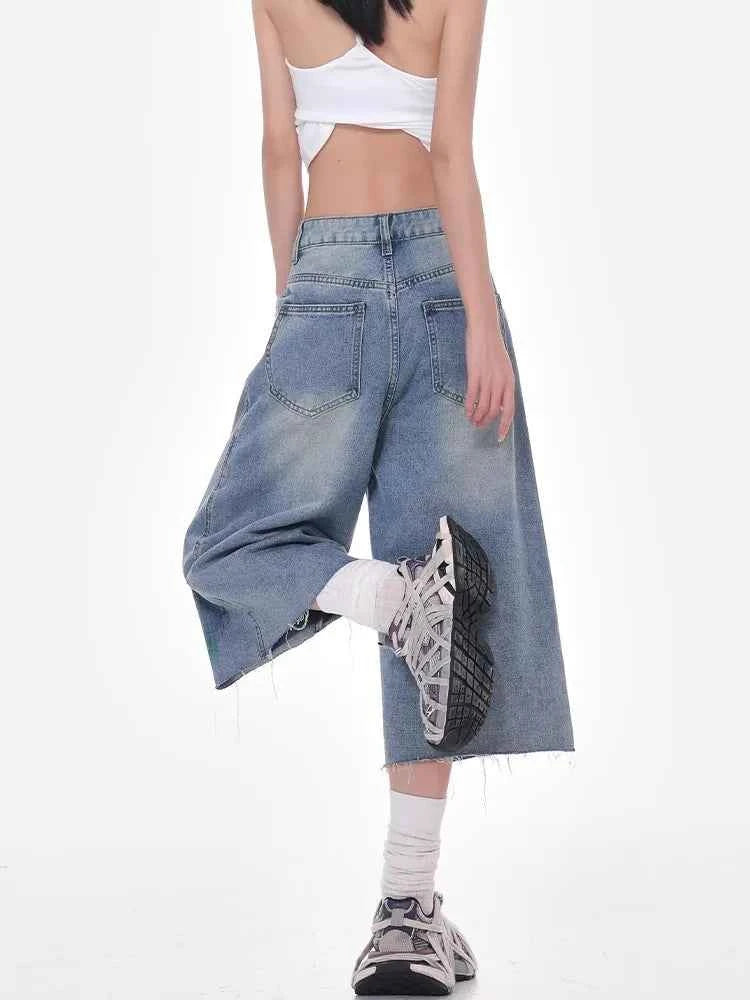 Boyfriend Graffiti Ripped Cool Jorts