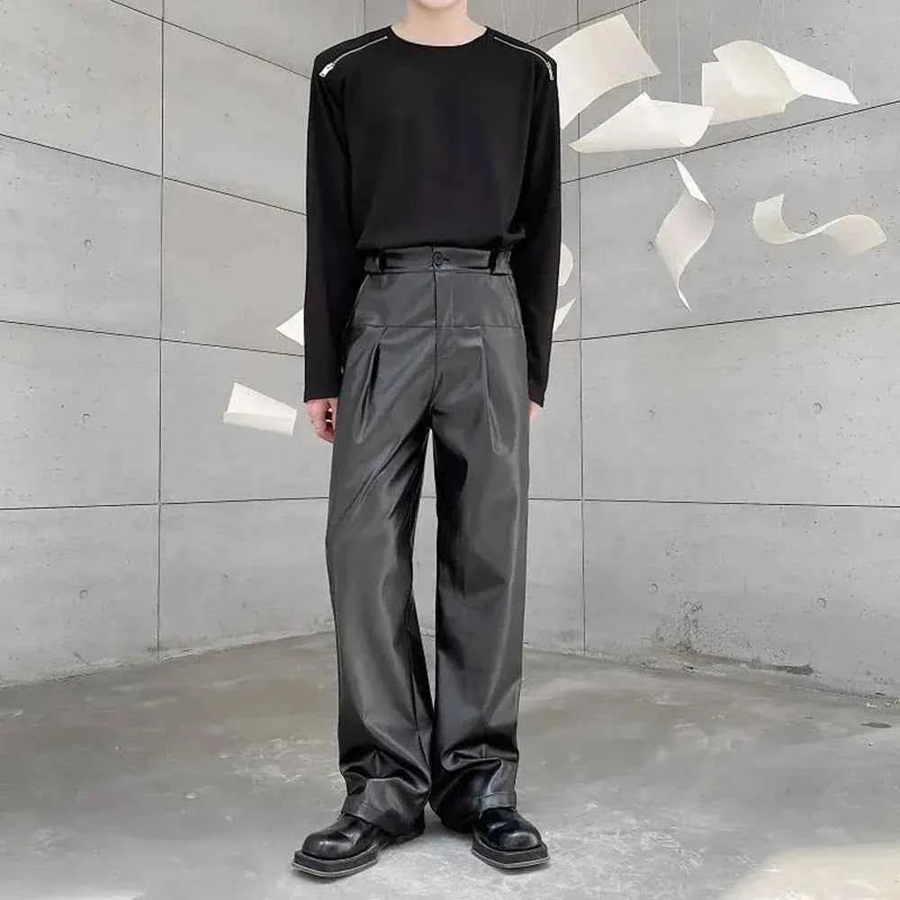 Essential Versatile Performance PU Leather Pants