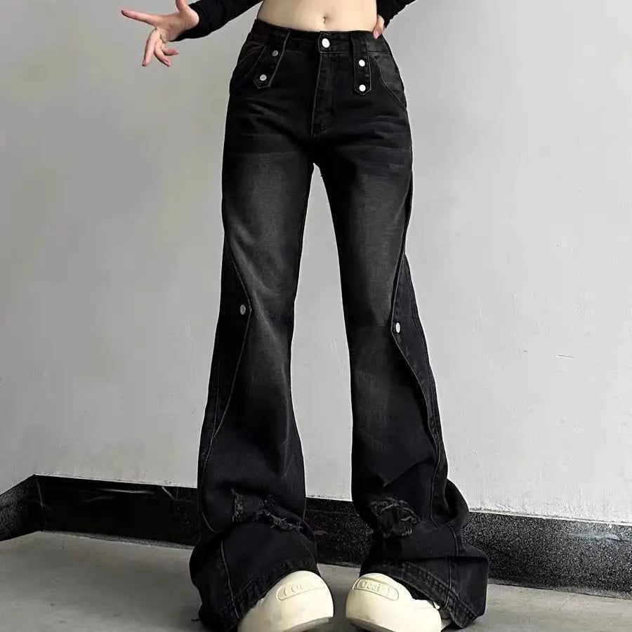 Cool High Waist Wide Leg Jeans