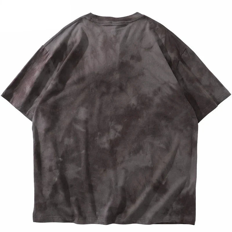 Tie Die Butterfly Graphic Loose T-Shirt