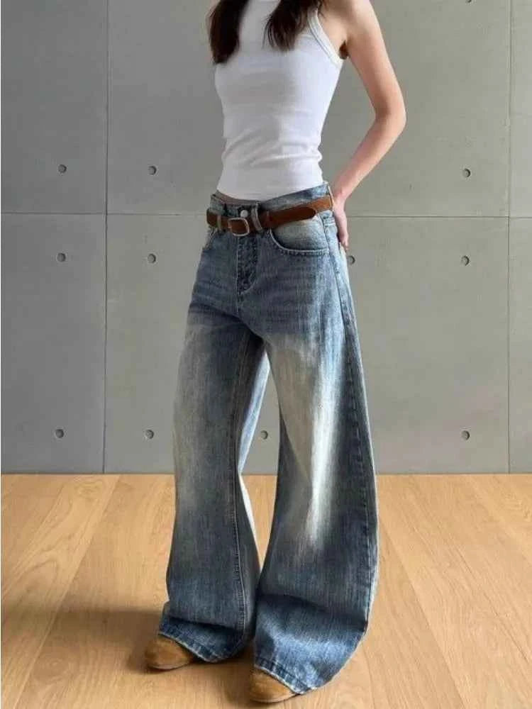 American Eclectic Vintage Washed Denim Jeans