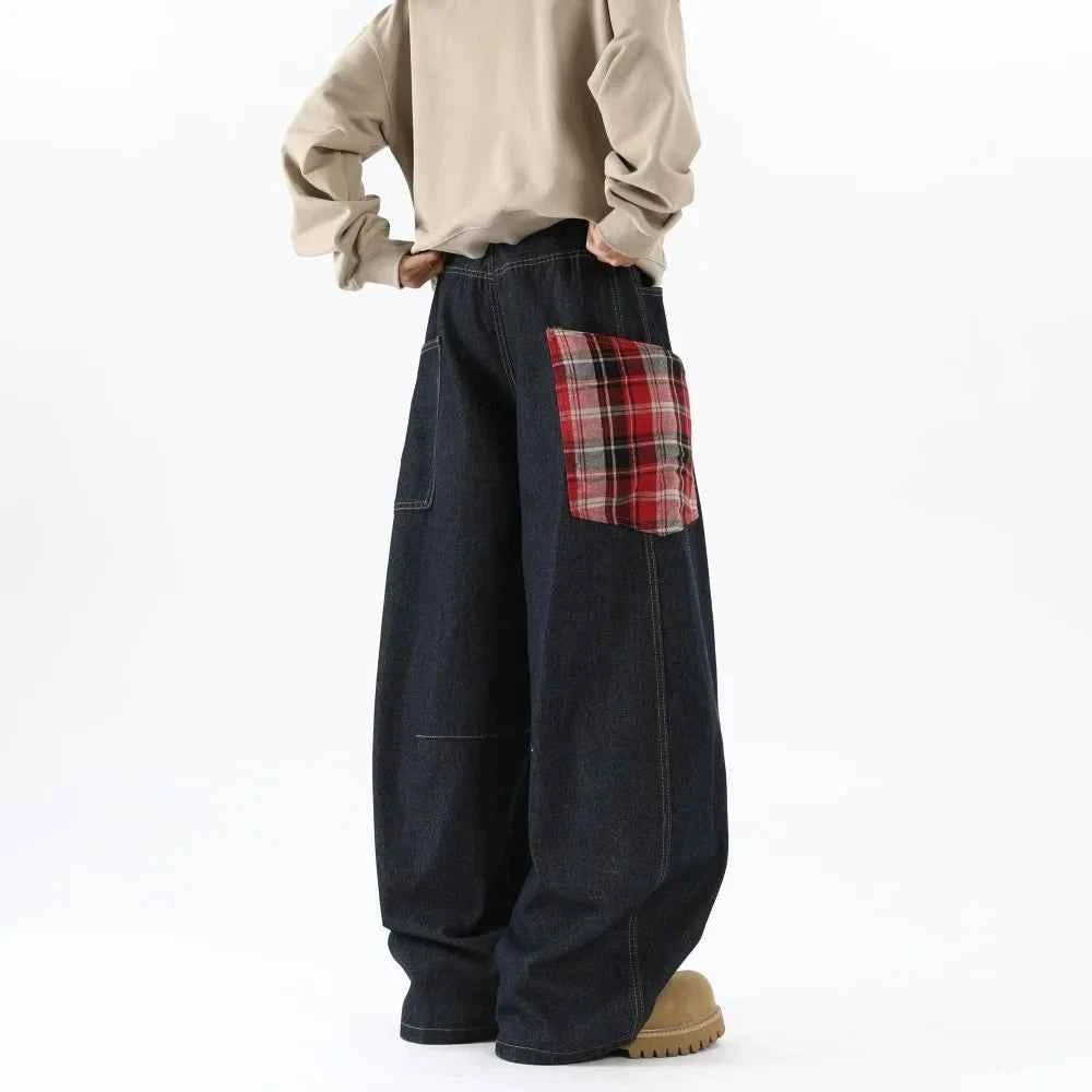 Black Wide Leg Denim Pants Jeans
