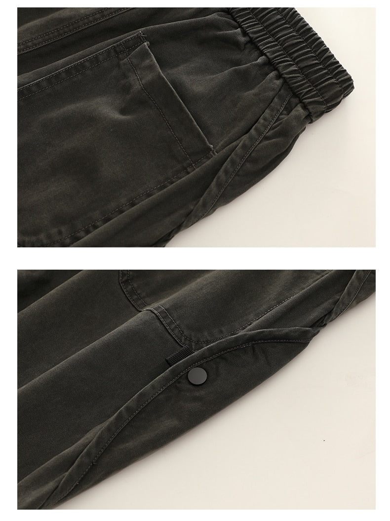 BG26 Corduroy Pattern Streetwear Baggy Joggers