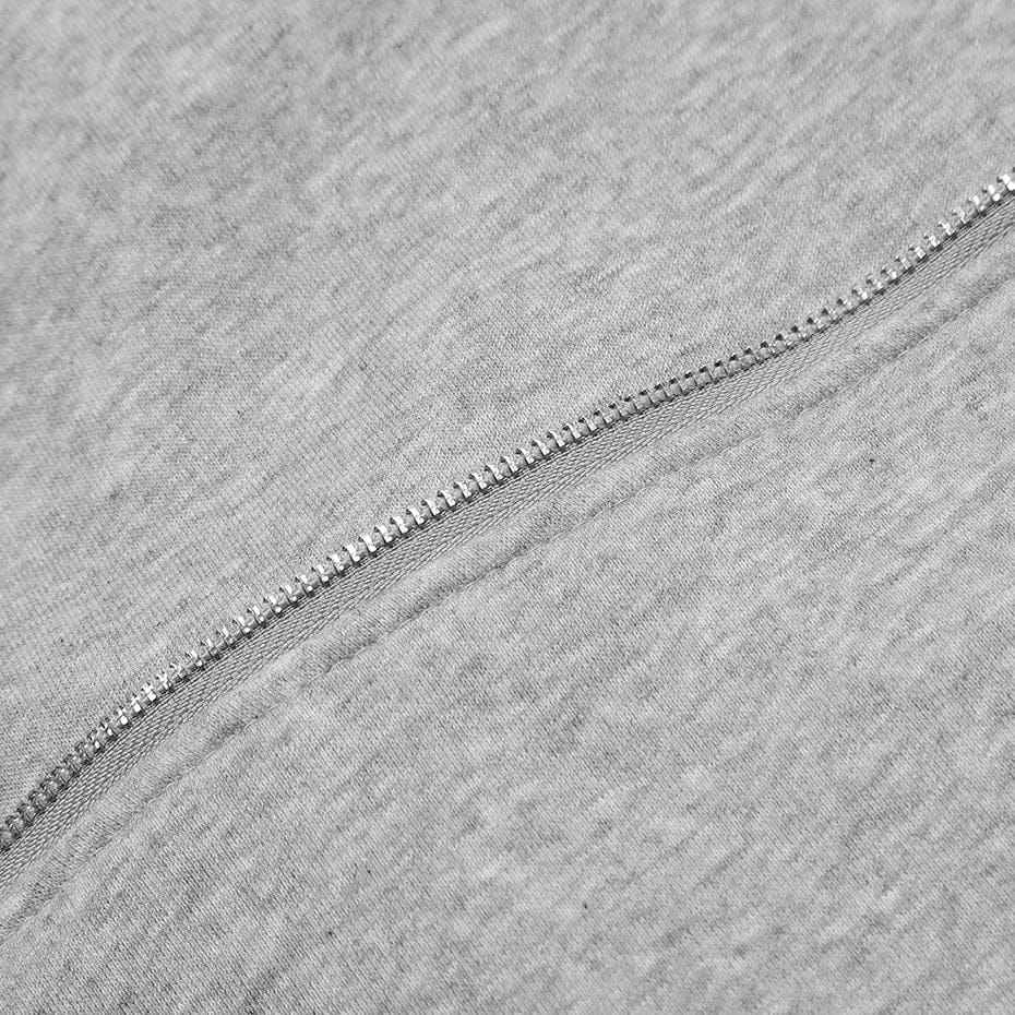 Zip Up Hoodie Curved Seam
