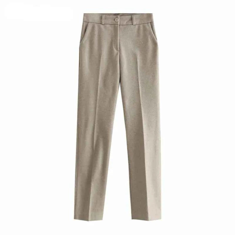Stylish Thick Woolen Suit Pants