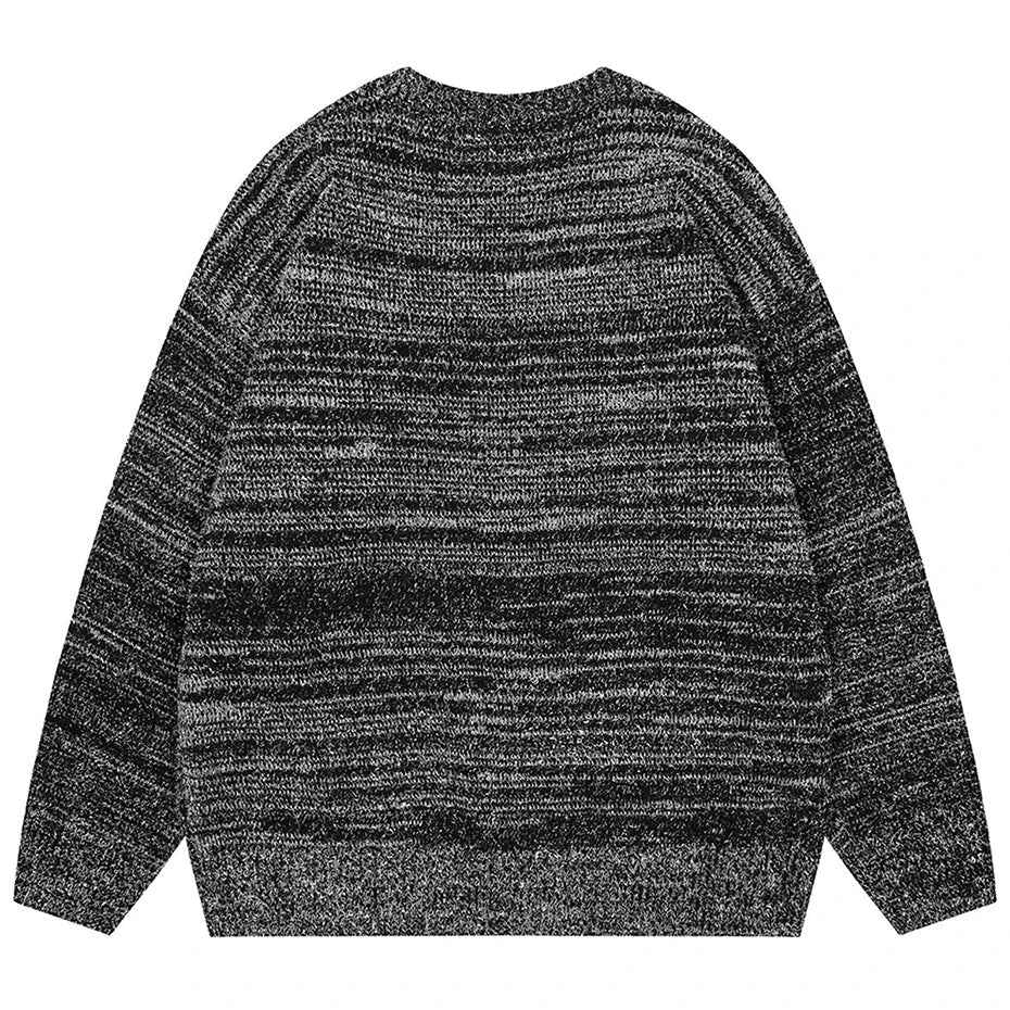 Y2K Skulls Graphic Oversized Jumper Sweater