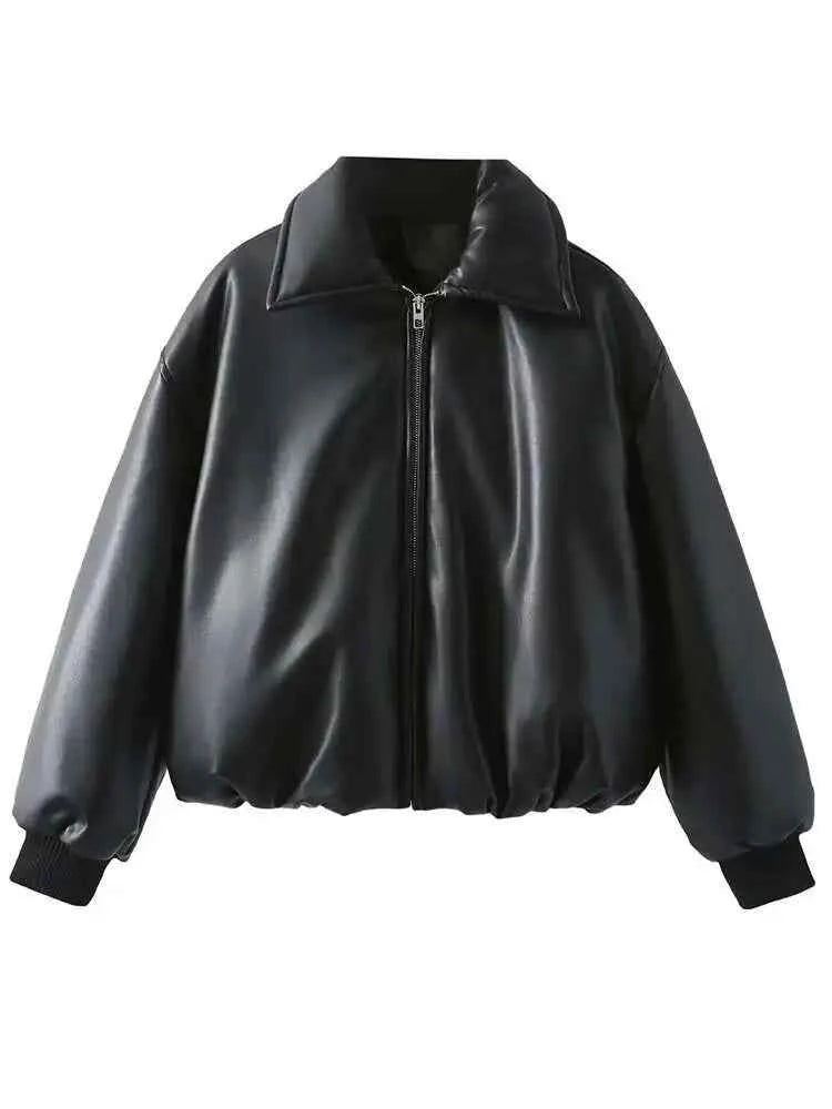 Thicken Warm Short Cotton Leather Jacket