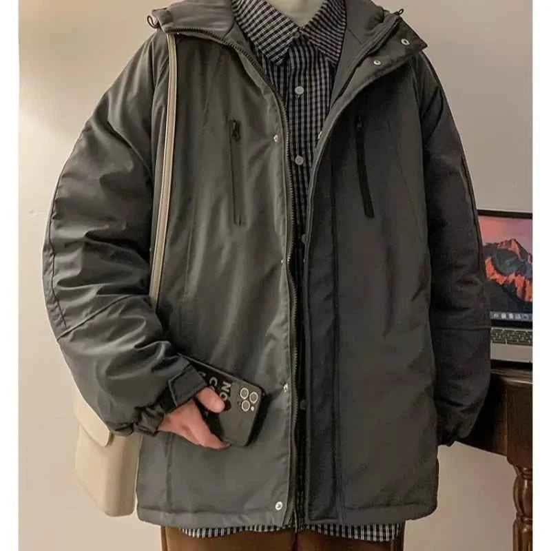 Winter Streetwear Hooded Winbreaker Jacket