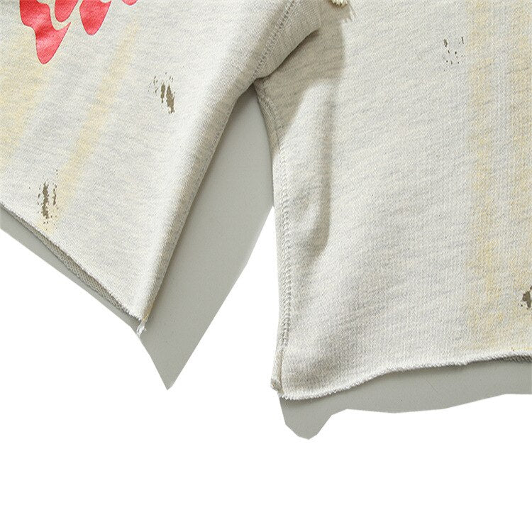 EU Saint Red Heart Shorts