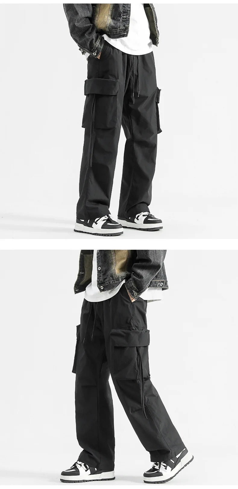 Y2K Streetwear Harem Straight Leg Pants