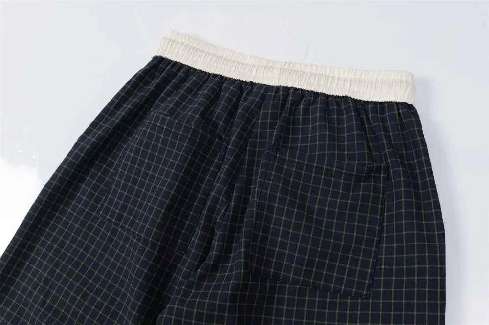 Y2K Streetwear Retro Small Plaid Casual Jogger