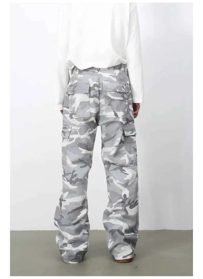 Vintage Cool Camouflage Cargo Jeans