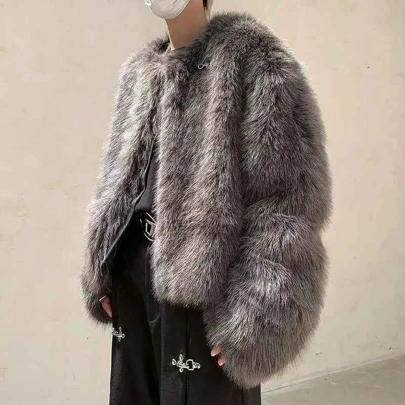 Warm Thickened Faux Fur Padded Jacket