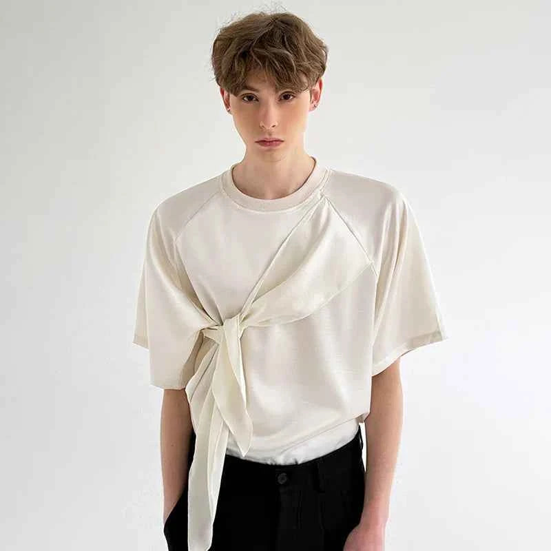 High Quality Personalized Ribbon Patchwork T-Shirt