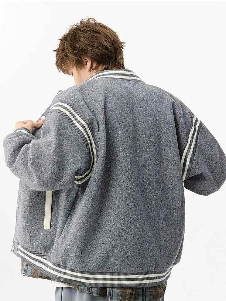 Autumn Cool Embroidered Vintage Baseball Jacket