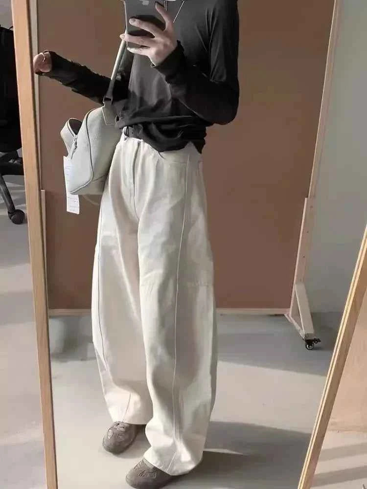 Y2K Streetwear High Waist Loose American Style Jeans