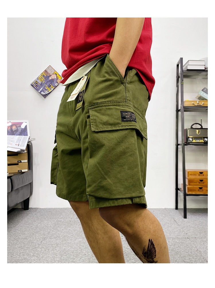 Tactical Multi-Pocket Cargo Shorts