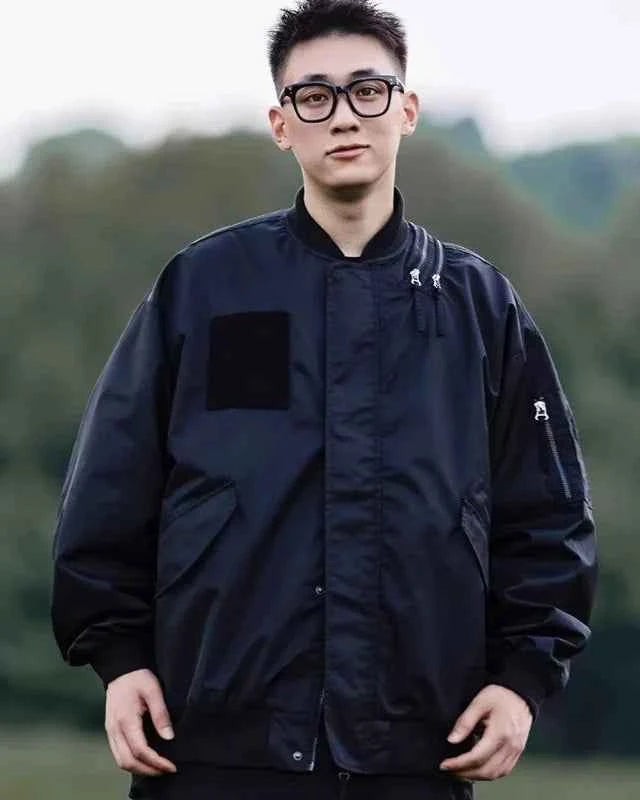 Y2K Spring Classic American Pilot Style Jacket