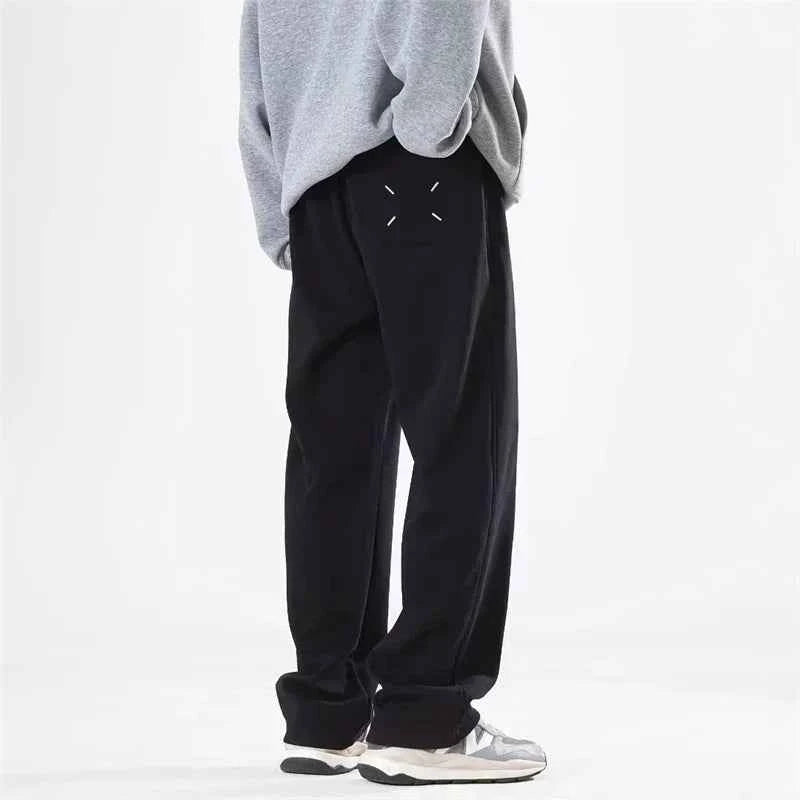 Streetwear Vintage Drape Baggy Pant Fleece Sweatpants