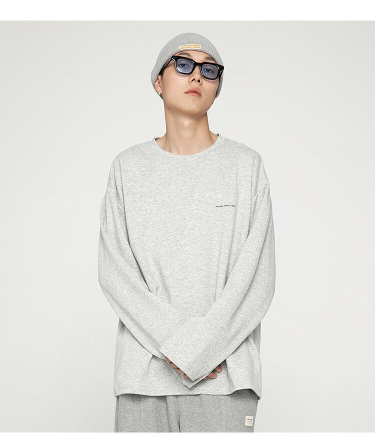 We lead, others copy© Casual Solid Long Sleeve