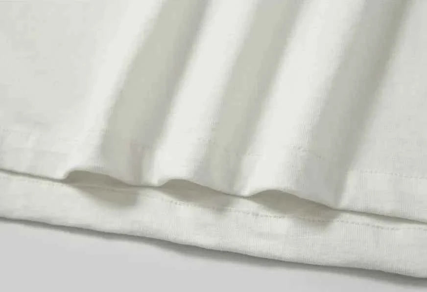 Y2K Casual Loose Fit Embroidery Stripe T-Shirt