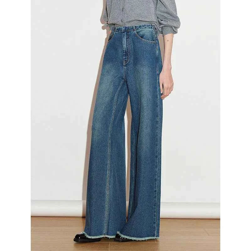 Retro Spring Denim Wide Leg Jeans