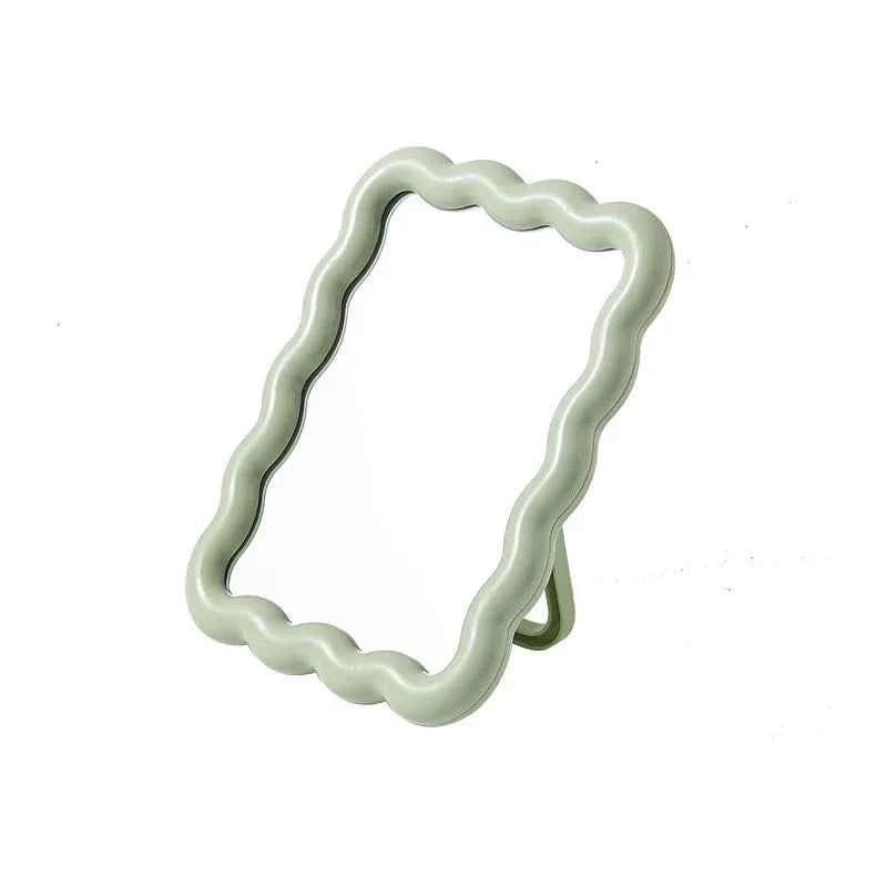 Solid Color Irregular Portable Mirror