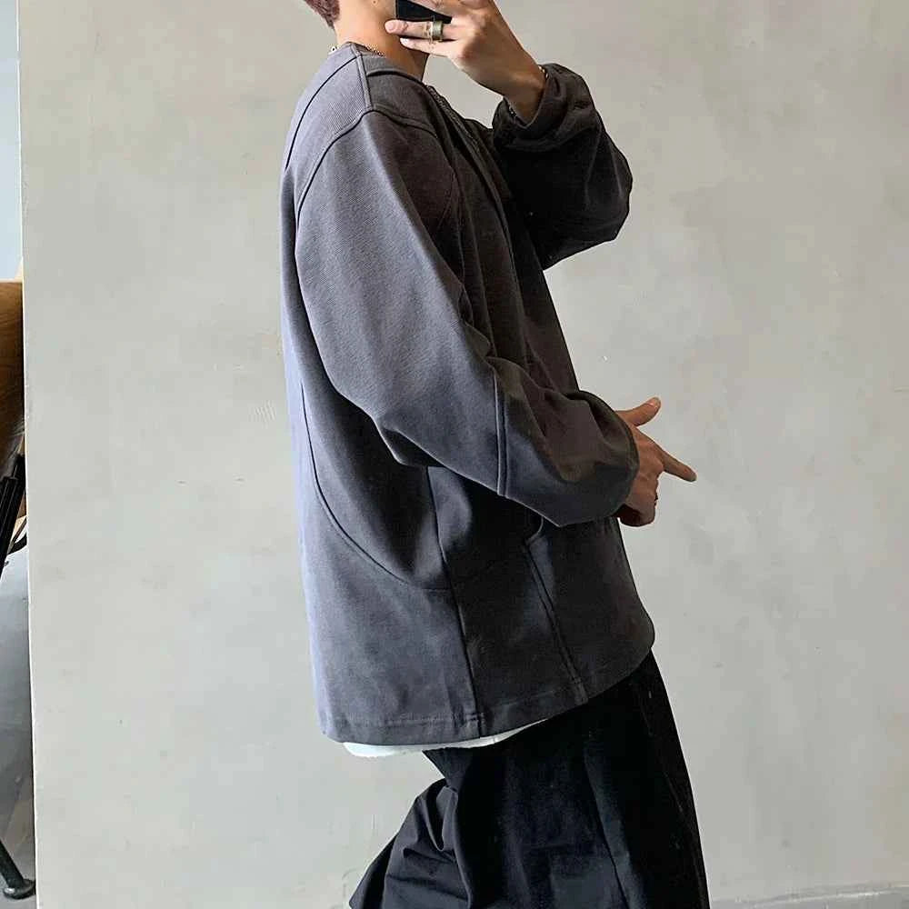 Y2K High-Quality Oversized Hip Hop Sweatshirt