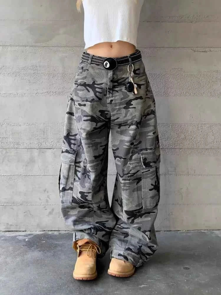 Camouflage Baggy Cool Cargo Jeans