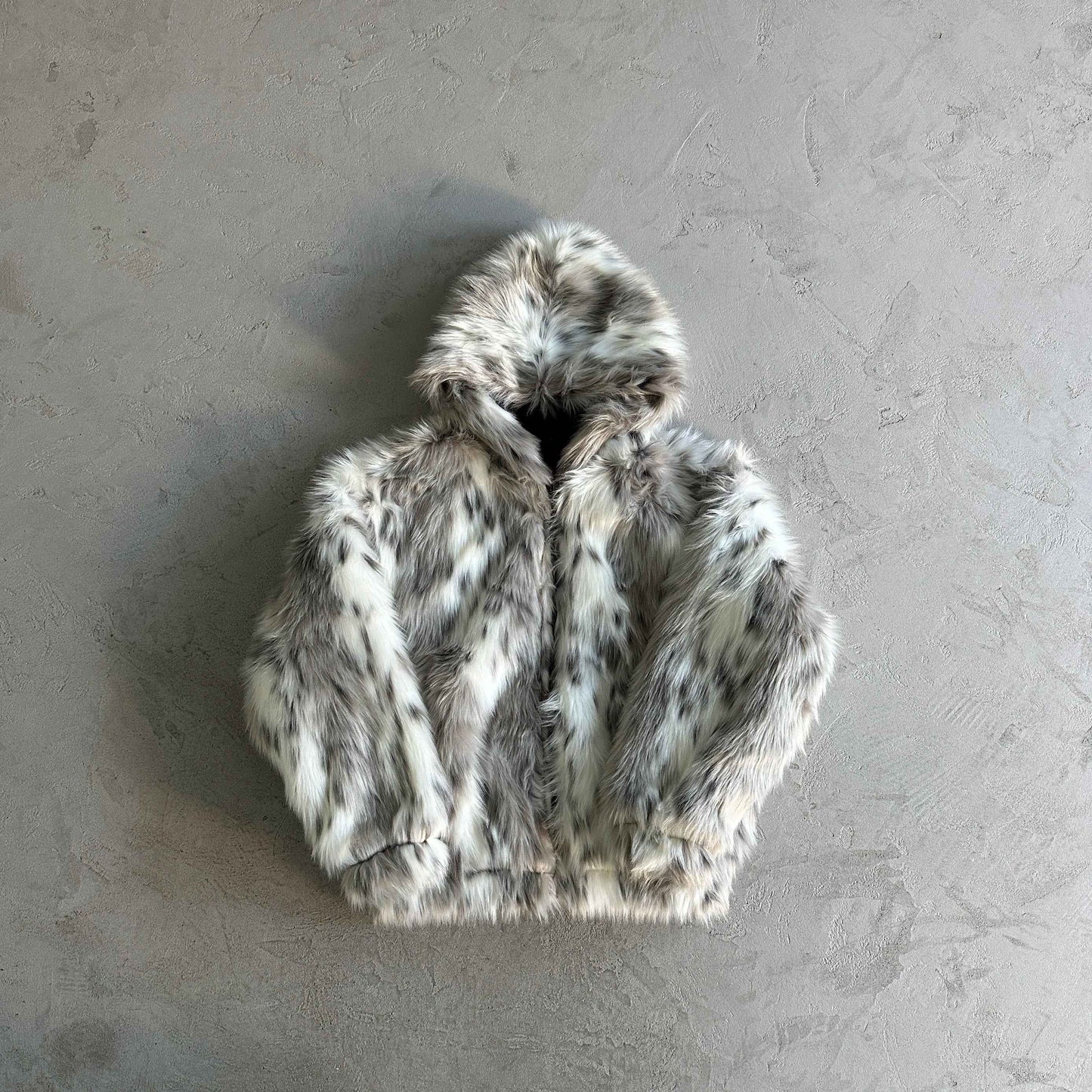 White Luxury Thick Warm Faux Fur Jacket