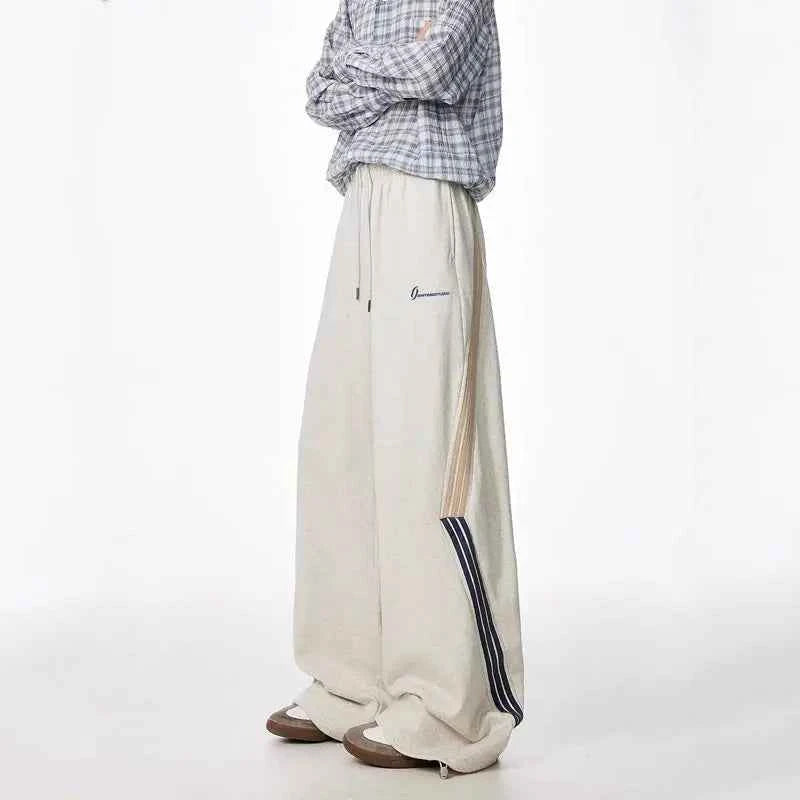 Drawstring Striped Winter High Street Pants