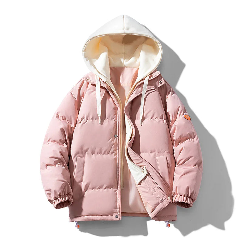 Two Tone Elegant Padded Jacket