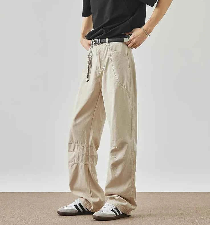 Streetwear Maillard Brown Boyfriend Denim Jeans