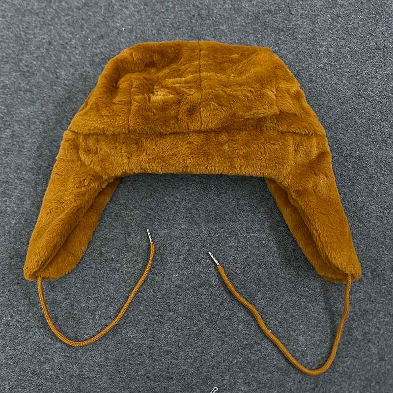 Soft Alien Snail Faux Fur Ice Hat