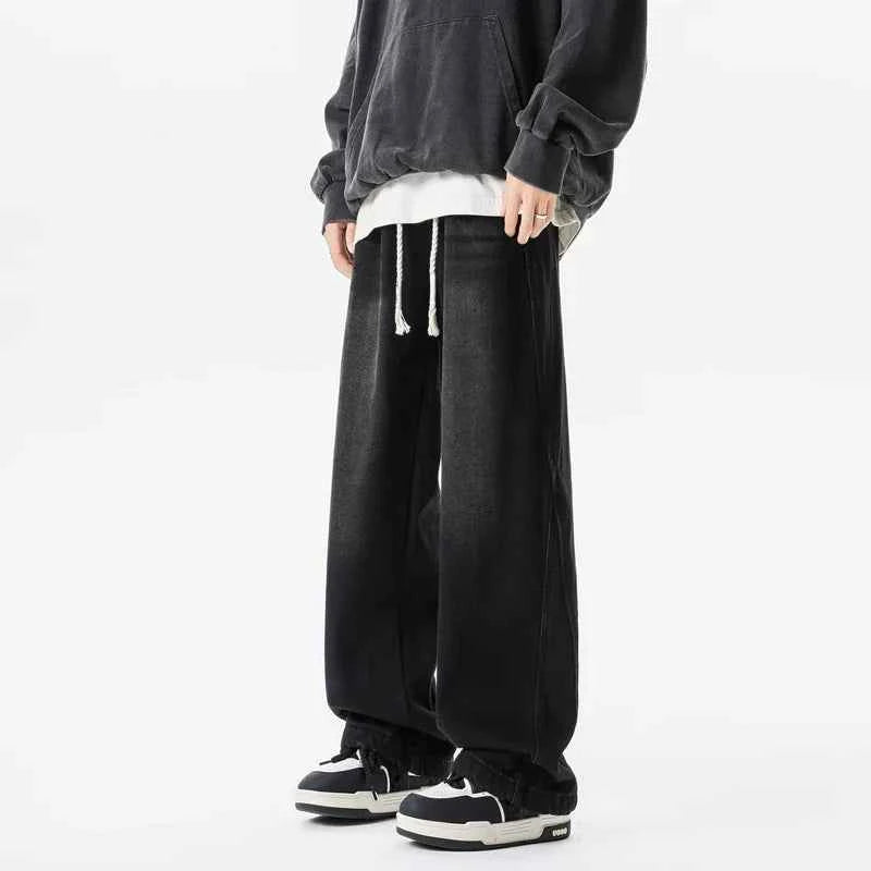 Retro Casual Loose Wide Leg Jeans