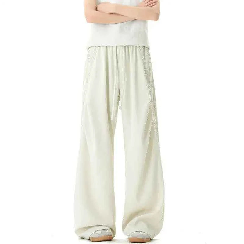 Korean Style Casual Elastic Waist Pants
