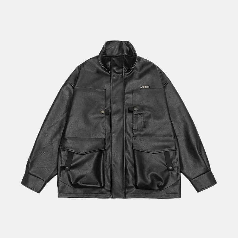 Men's Vintage American Motorcycle Leather Jacket