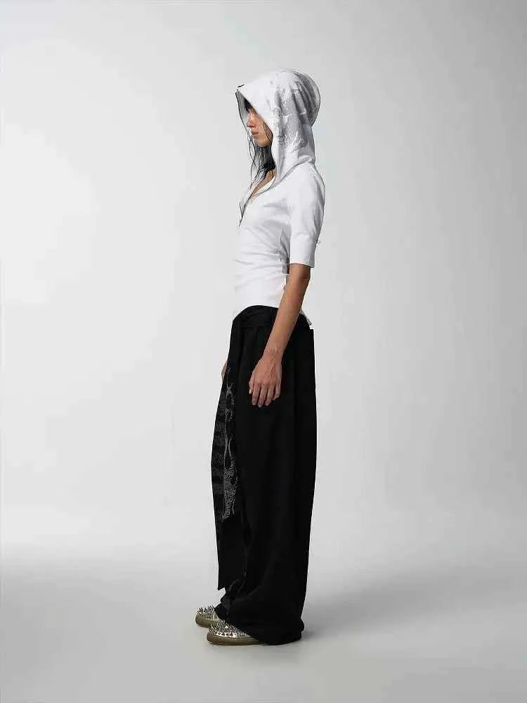 Flame Streamer Loose Cool Sweatpants