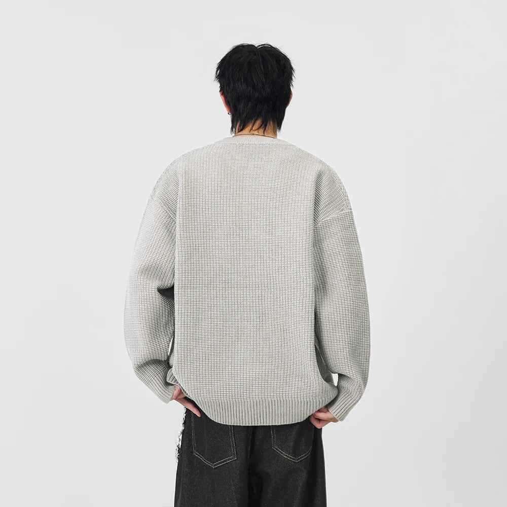 Chic Ribbed Knit Button Front Cardigan