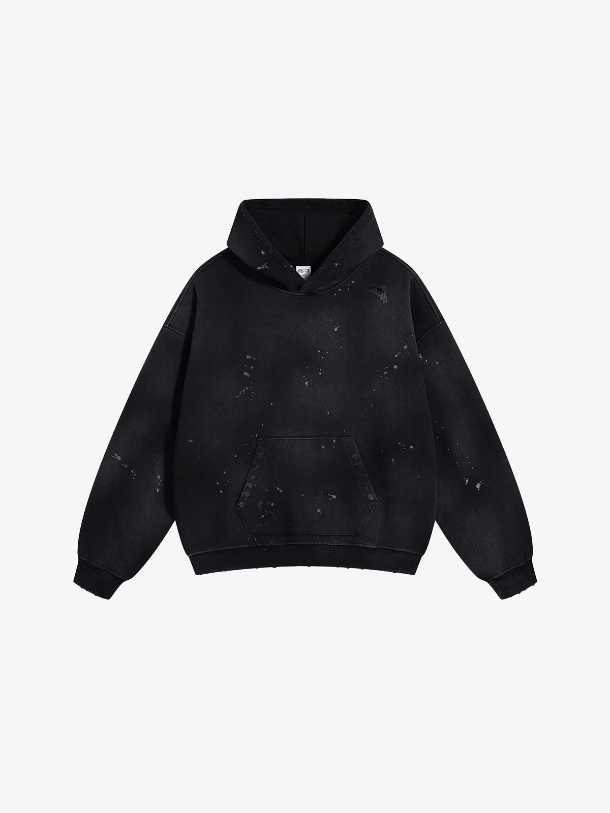 Iso Splash Abstract Oversized Pullover Hoodie