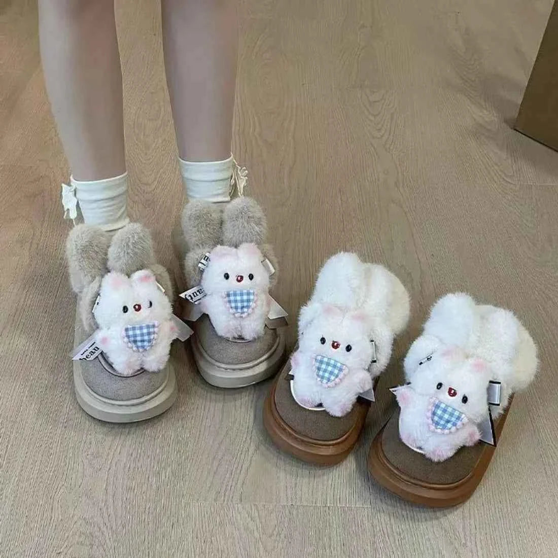 Cozy Warm Suede Ankle Shoes