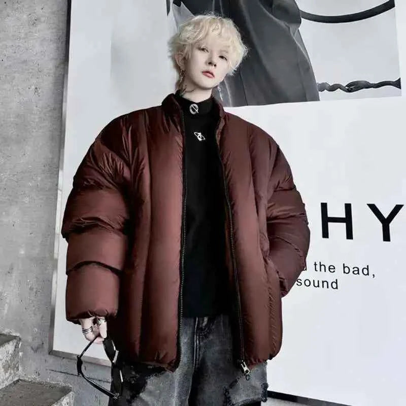 Men Thickened Cotton Padded Winter Jacket