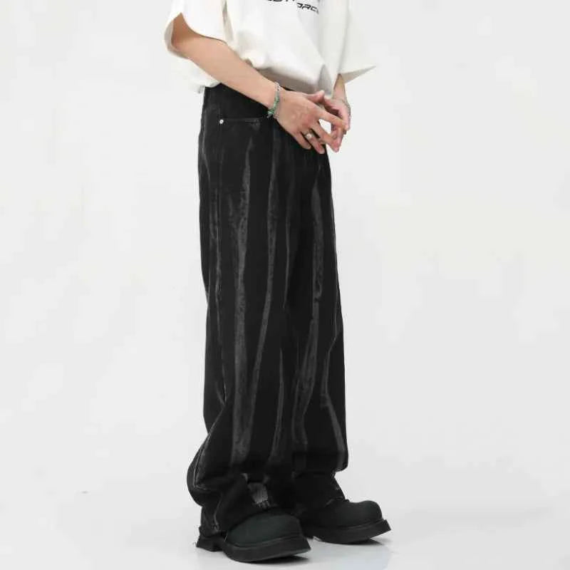 Unique Personality Tie Dye Stripe Jeans