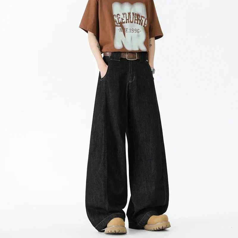 Vintage High-Quality Denim Wide Leg Jeans
