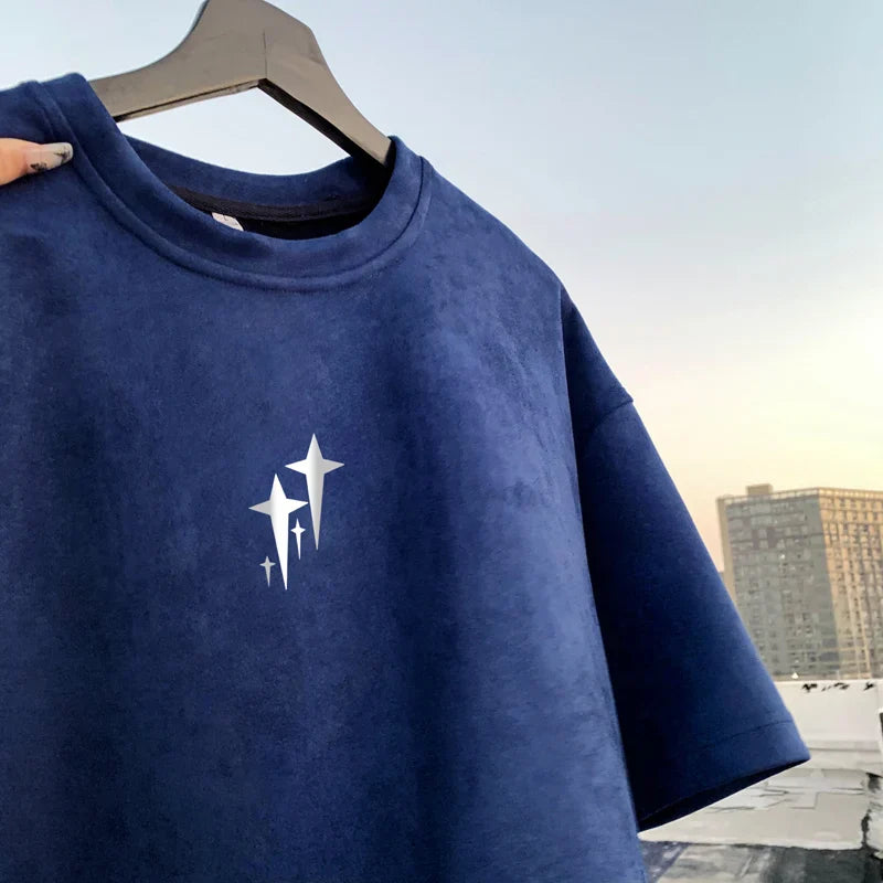 Knobby Star Graphic Crew Neck T-Shirt
