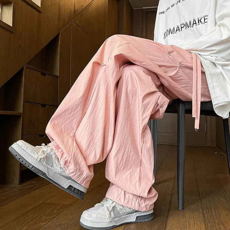 Soft Corduroy Casual Wide Leg Baggy Jogger