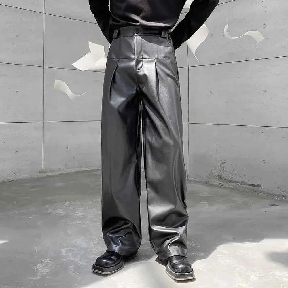 Essential Versatile Performance PU Leather Pants