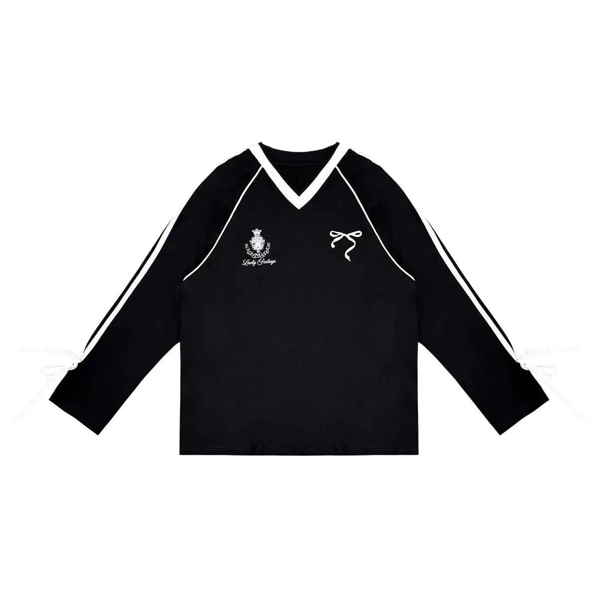 Women Sporty Black Oversized Long Sleeve T-Shirt